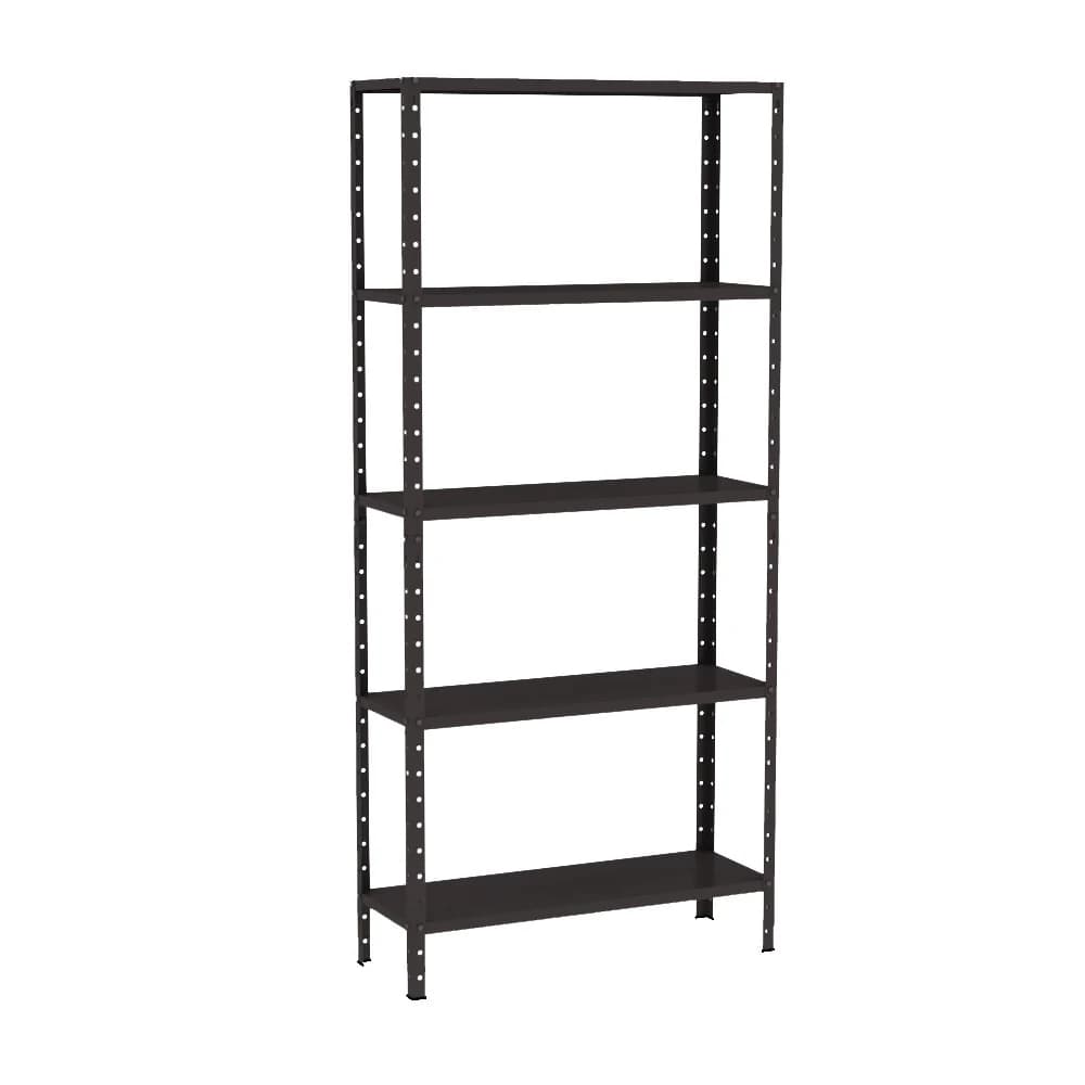Estante de Aço Multiuso Livros Decorações Ferramentas 05 Prateleiras EAF005004 Preto