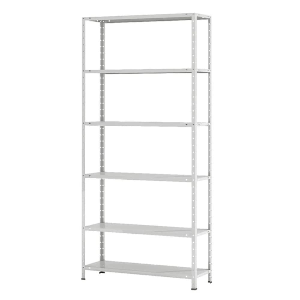 Estante de Aço Forte Reforçada Multiuso Livros Decorações Ferramentas 06 Prateleiras EA102
