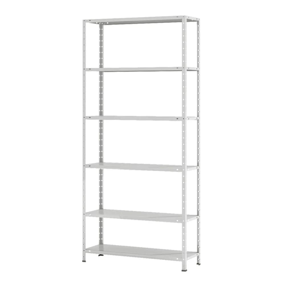 Estante de Aço Forte Reforçada Multiuso Livros Decorações Ferramentas 06 Prateleiras EA101